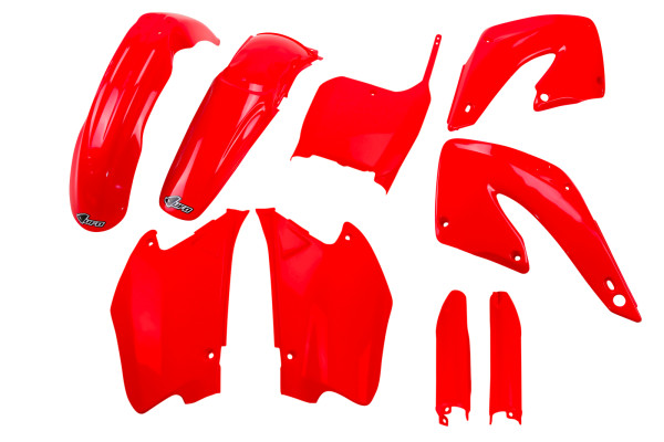 Full Plastic Kit red for Honda CR 125 R 2T (2000-01) - CR 250 R 2T (2000-01)
